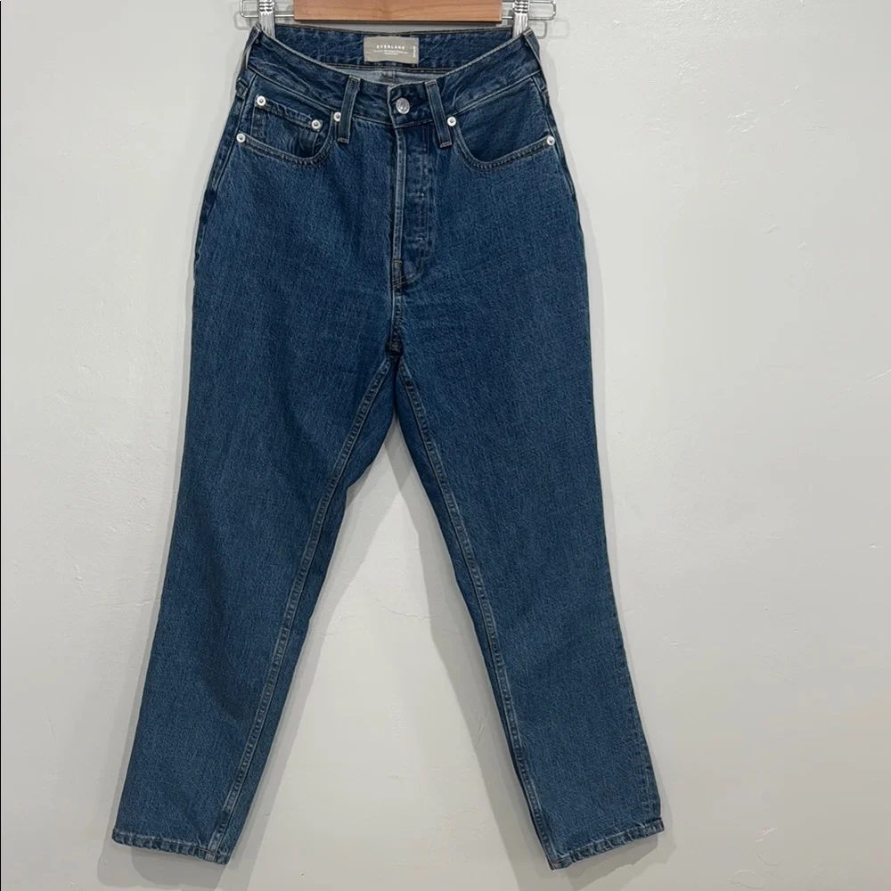 Everlane The Curvy 90’s Cheeky Straight Women's Blue Jeans SZ: 26R - Picture 1 of 9